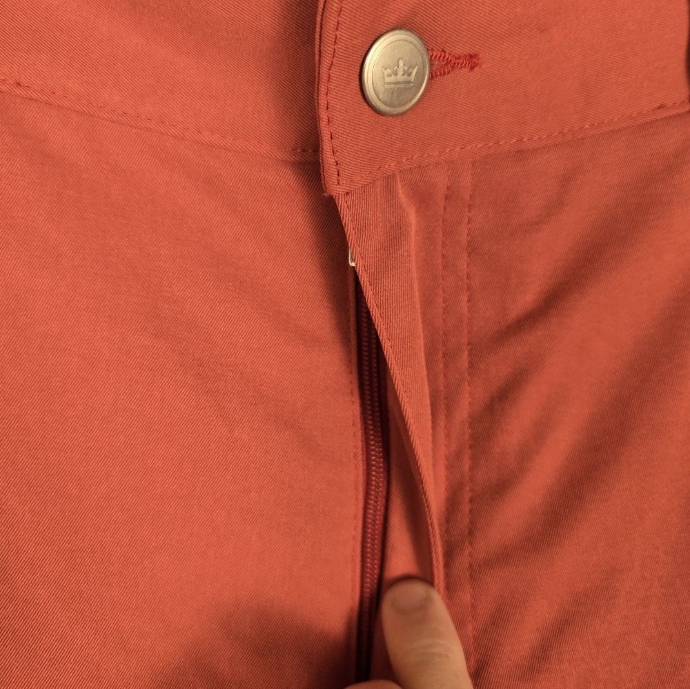 Peter Millar Crown Sport 5 Pocket Coral Golf Pants. Mens 36/32 - Picture 4 of 10